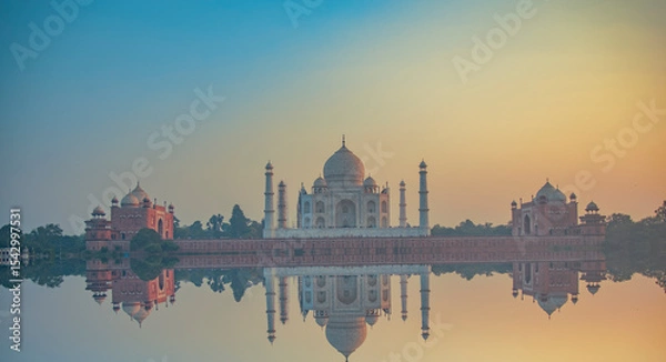 Fototapeta Taj Mahal mausoleum in Agra.