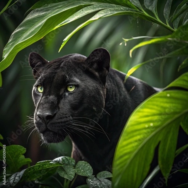 Obraz black and white tiger