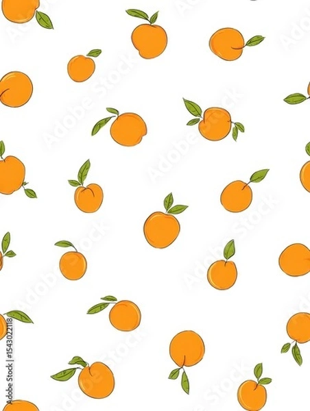 Fototapeta seamless pattern with fruits
