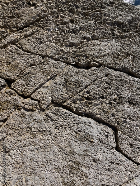 Fototapeta Natural rough rock surface