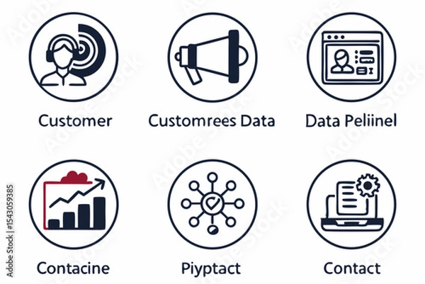 Obraz set of easter eggs