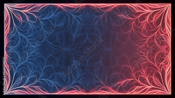 Obraz Abstract symmetrical pattern (1)
