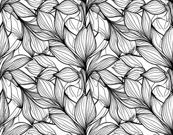 Obraz Floral Line Art