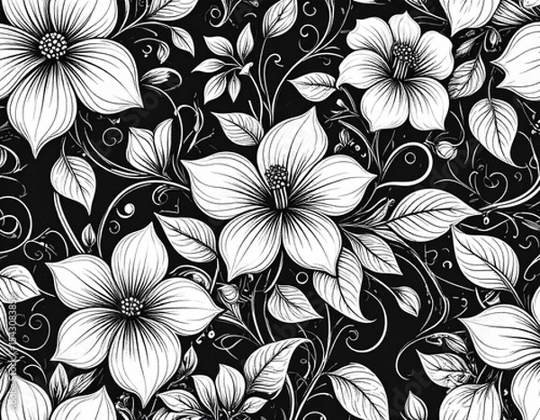 Obraz Floral Line Art
