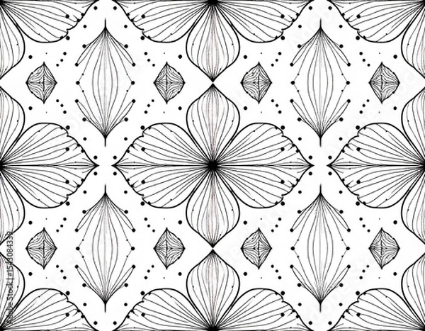 Obraz Floral Line Art