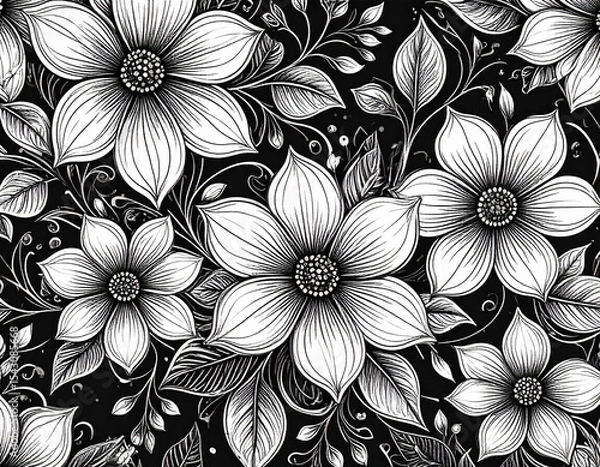 Obraz Floral Line Art