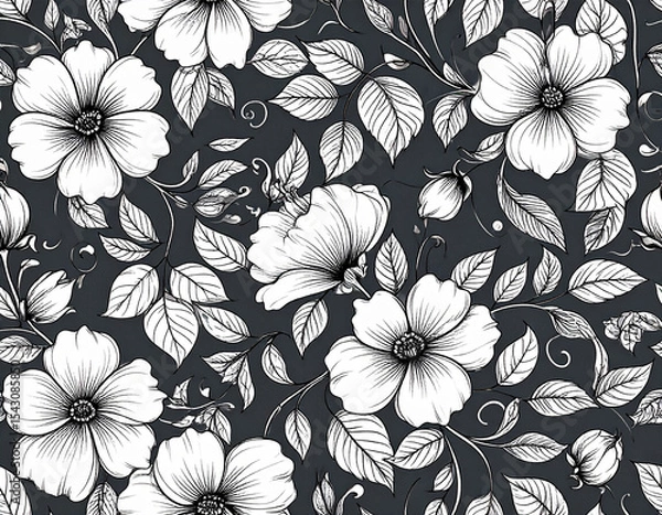 Obraz Floral Line Art