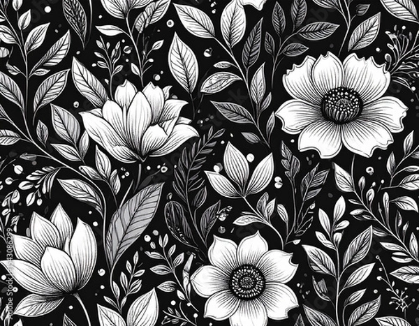 Obraz Floral Line Art
