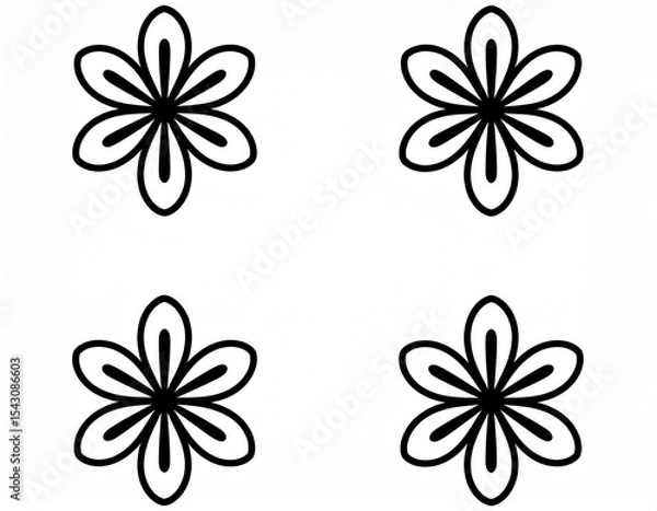 Obraz Floral Line Art