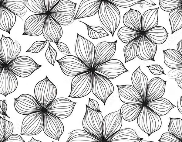 Obraz Floral Line Art