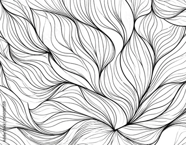 Obraz Floral Line Art