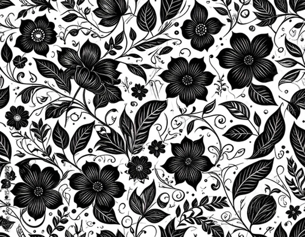 Obraz Floral Line Art