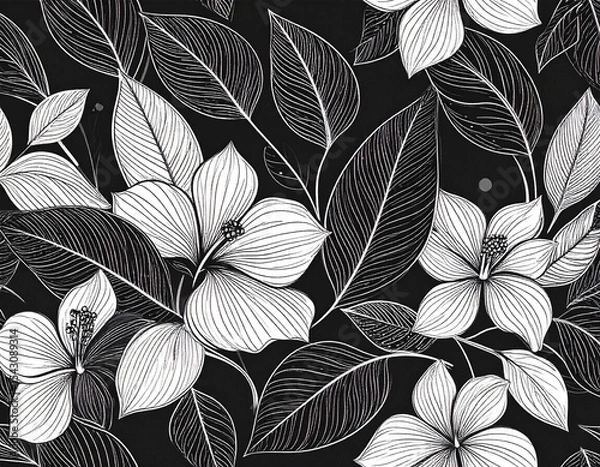Obraz Floral Line Art