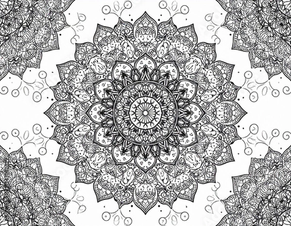 Obraz Floral Line Art