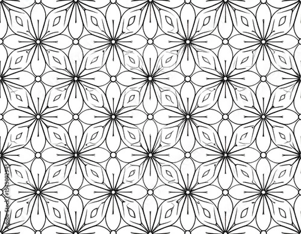 Obraz Floral Line Art