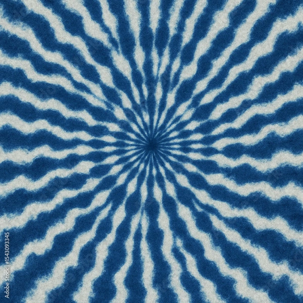 Fototapeta Seamless Print Shibori pattern and tie-dye allover textile Shibori allovers pattern design