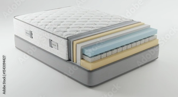 Obraz Mattress layers view