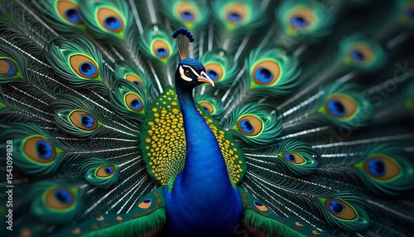 Obraz peacock wallpaper 