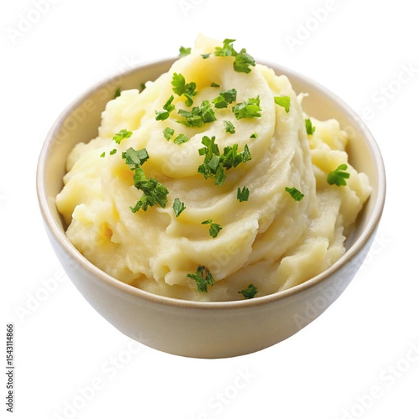 Fototapeta mashed potatoes in a bowl