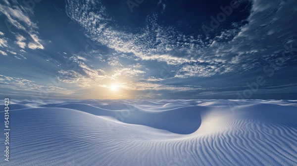 Fototapeta Endless dunes exploring high-fidelity gigapixel photography in a natural desert
