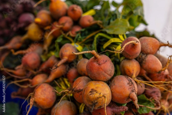 Obraz fresh organic beetroots 