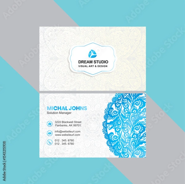 Obraz Modern Business card design template