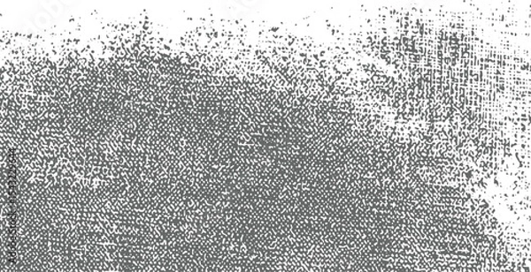 Fototapeta Abstract Gray and White Textured Background Grainy Halftone Pattern Distressed Overlay Design Element Grunge Style Vintage Effect Noise Texture