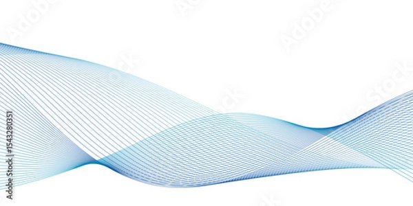 Fototapeta Abstract colorful glowing wave lines background. Digital frequency track equalizer. Abstract frequency sound wave lines and technology curve lines background.	