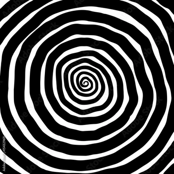 Obraz Vector spiral, background. Hypnotic, dynamic vortex.