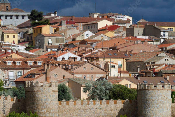 Obraz View of Avila, Castilla y Leon, Spain
