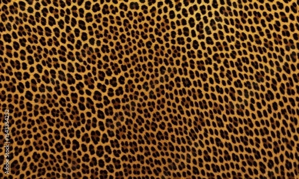 Fototapeta Vibrant leopard print pattern  bold animal skin texture for fashion and design trends