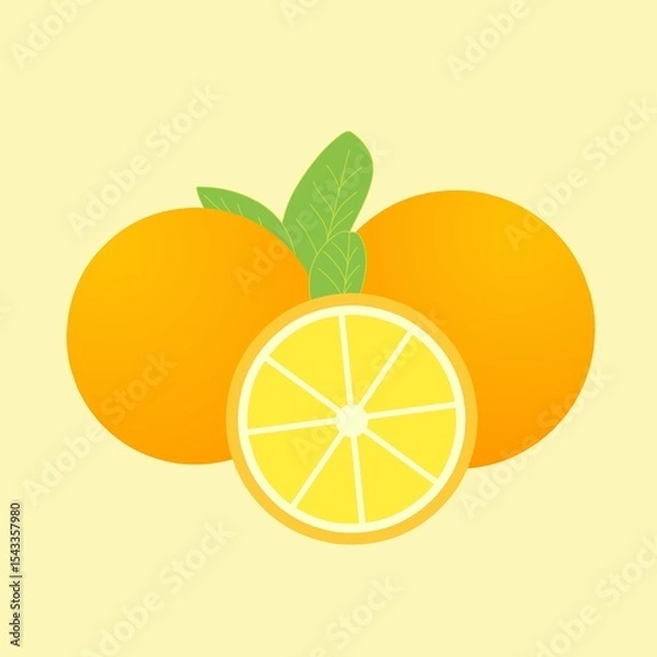 Obraz orange and lemon
