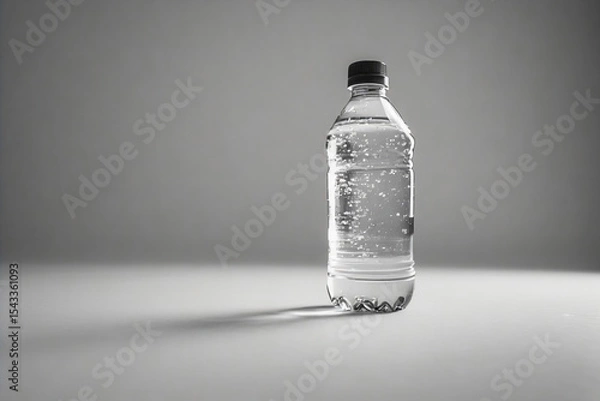 Obraz bottle of water white background