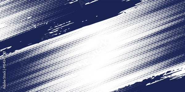 Fototapeta Abstract halftone wave dots background. Futuristic twisted grunge pattern, dots, circles. Vector modern optical pop art texture. modern vector