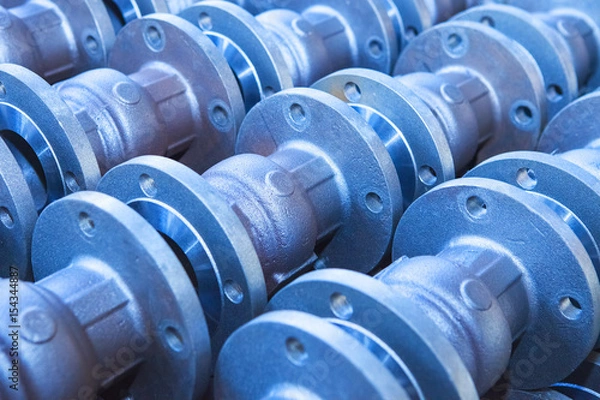 Fototapeta Industrial background from part of valves