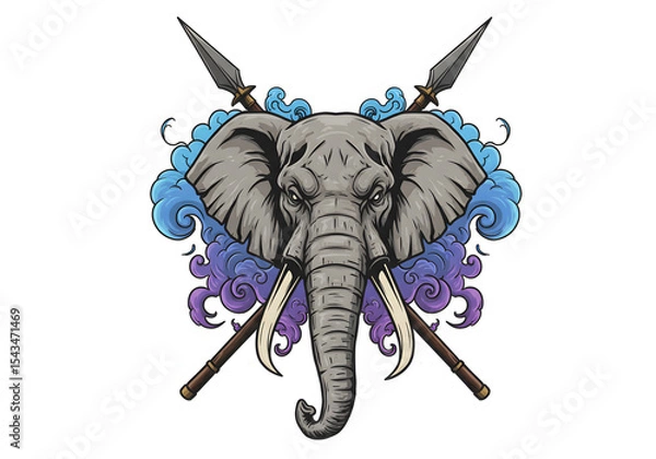 Obraz bull with a sword