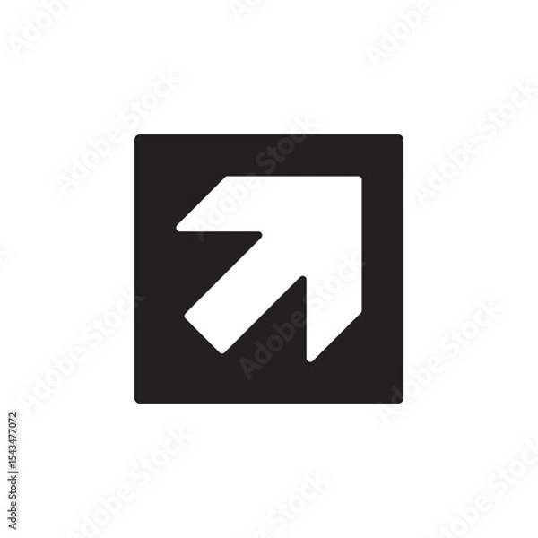 Fototapeta safe condition arrow direction icon symbol sign vector