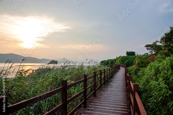 Obraz 일몰, 와온해변