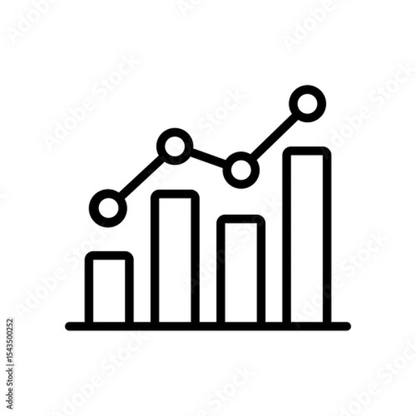 Fototapeta Analystic icon