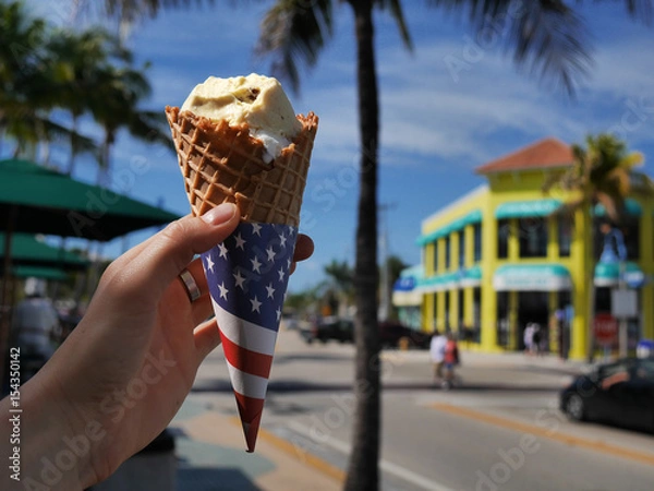 Obraz Amerikanische Eis in Florida