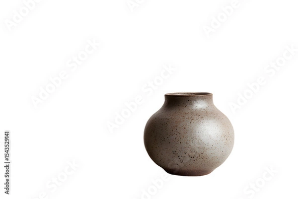 Fototapeta Ceramic vase isolated on transparent background