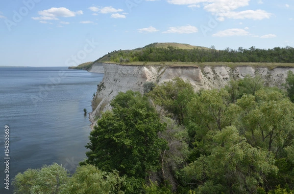 Obraz Обрывистый берег Волги