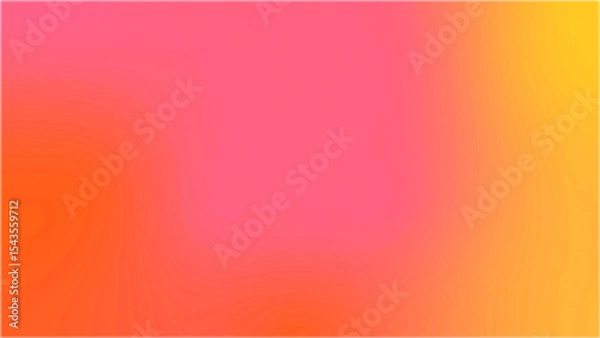 Fototapeta Red and yellow color background with gradient and grain effect