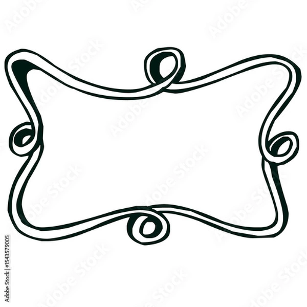 Fototapeta vector frame for your text