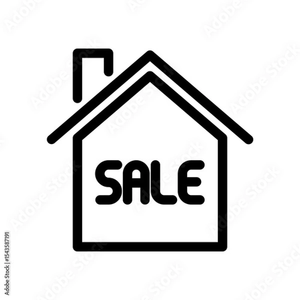 Obraz House sold icon 