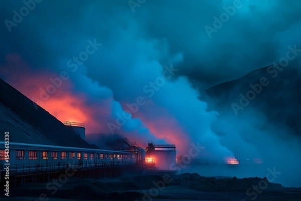 Obraz Geothermal Power Plant