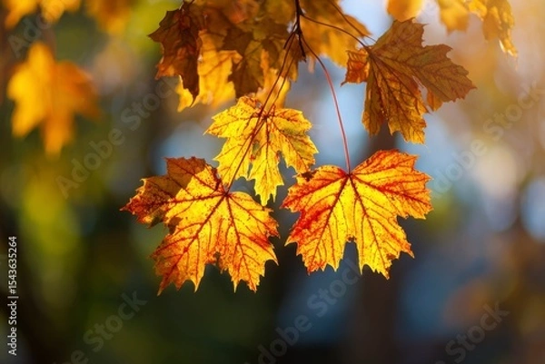Obraz Maple Leaves Autumn Color