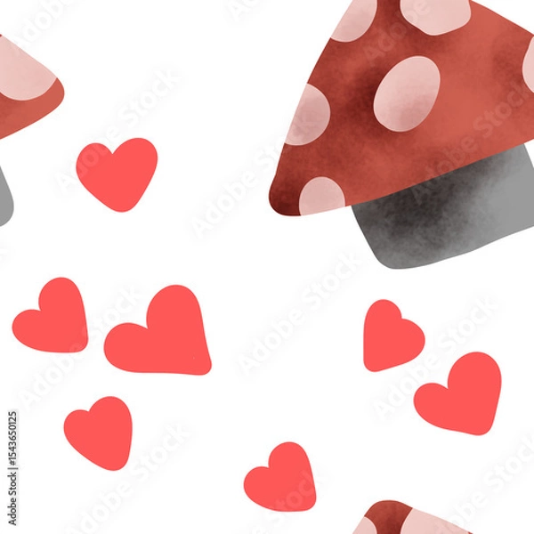 Obraz red hearts isolated on white