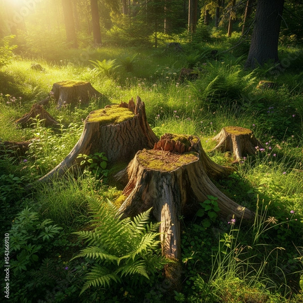 Obraz forest in autumn