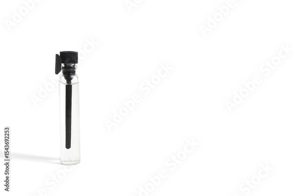Obraz There is a perfume sample on a white background.
